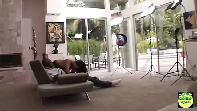 Nasty Thai Slut eats pussy and gets butt-fucked by huge dick