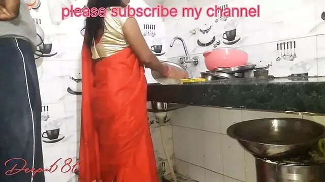 Owner fucks his maid in the kitchen