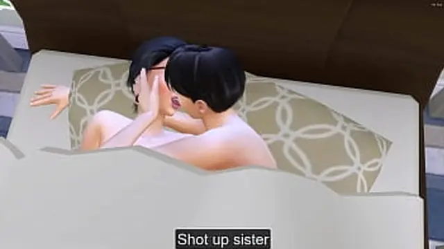 Japanese boyfriend and girlfriend play chess, then he slides into her room and fucks his ter with a hot cock🍆 - Asian teen