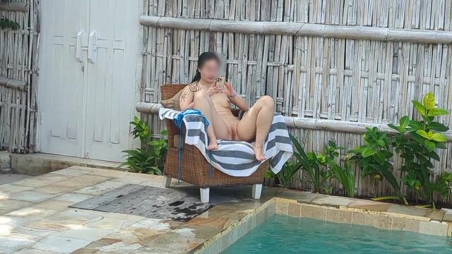 Step sis caught while naked leads to brother's masturbation