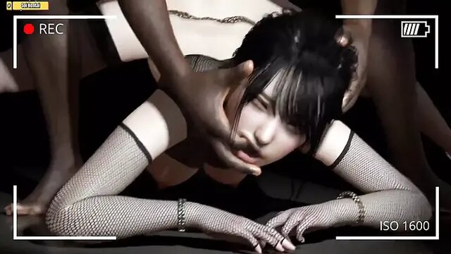 Asian 3D cartoon vixen deep throats and gets creampied