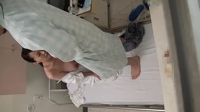 Frustrated nurse's big boobs get titty banged in the hospital