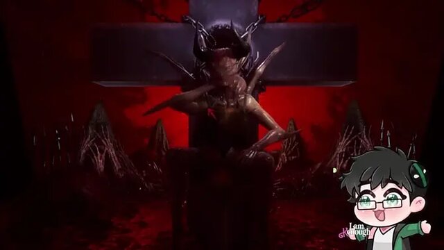 Asian slut deepthroats and takes bareback gangbang pounding