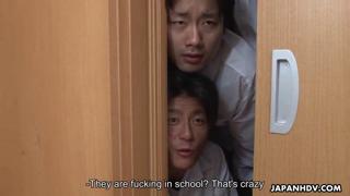 Sensual Japanese girl intense sex