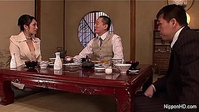 Japanese Business Babe Gets Her Ass and Tits Violated