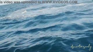 Hot cumshot in pussy🌮️ after fun with jet ski and beach