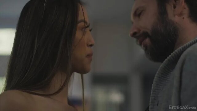 Blonde bombshell Alexia Anders gets lost and ends up naked